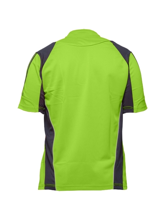 Hi Vis Rugger Standard Fit Polo Shirt - Back