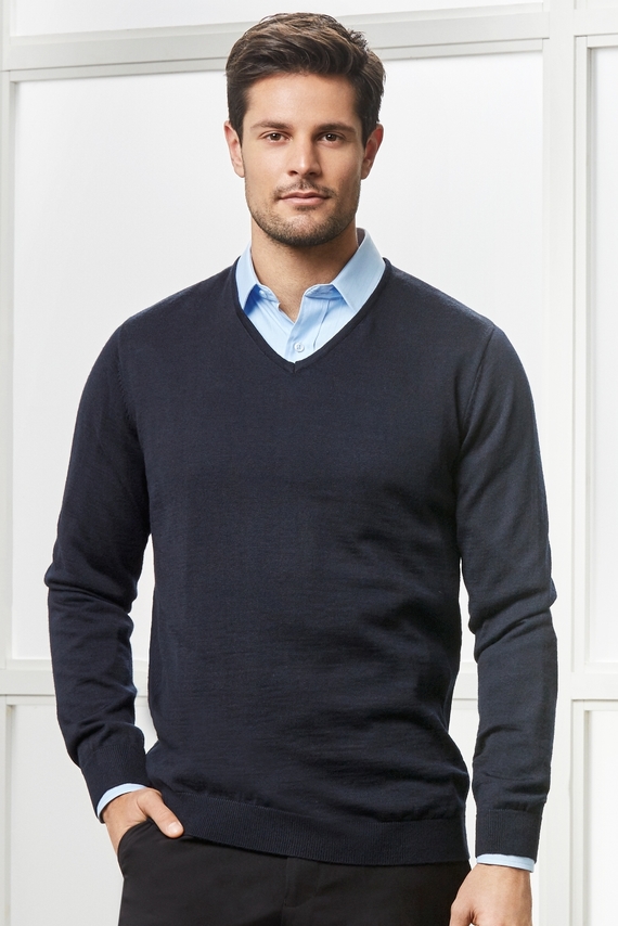 Milano 50% Wool Machine Washable Pullover - Men