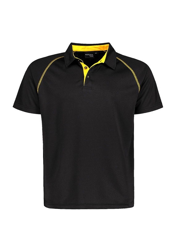 XT Performance Polo Shirt - Youth - Black + Gold