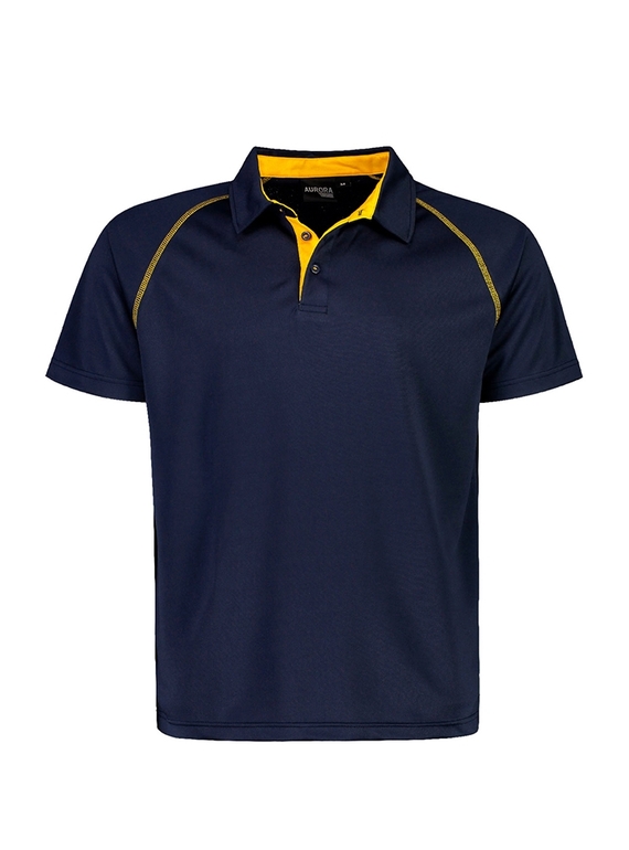 XT Performance Polo Shirt - Youth - Navy + Gold