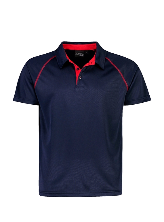 XT Performance Polo Shirt - Youth - Navy + Red