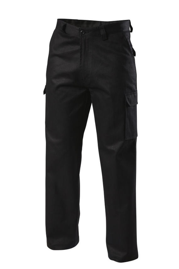 Generation Y Work Trousers - 100% Cotton Drill - Men - Black