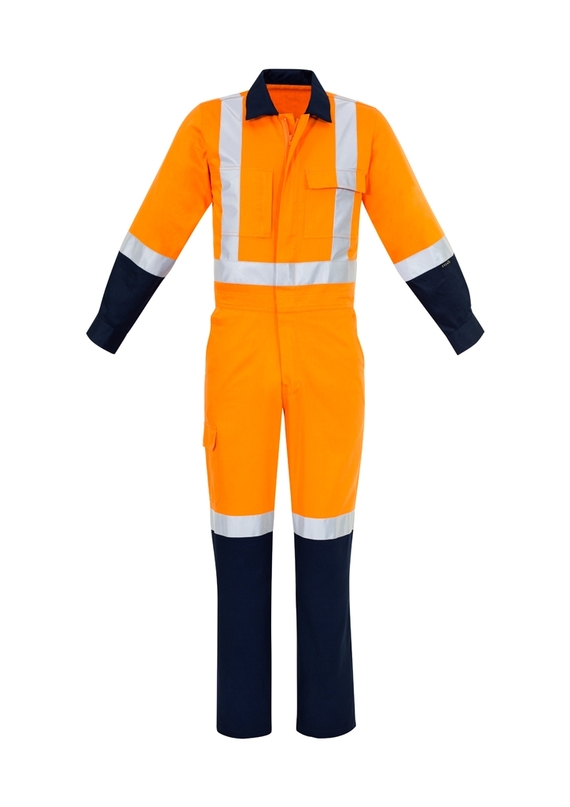 TTMC-W Cotton Overall - Men - Orange/Navy