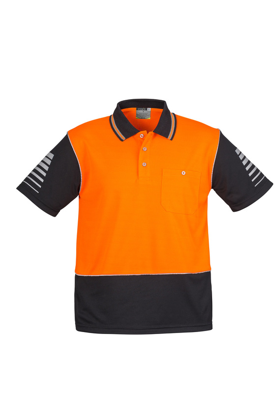Hi Vis Zone Short Sleeve Polo Shirt - Men
