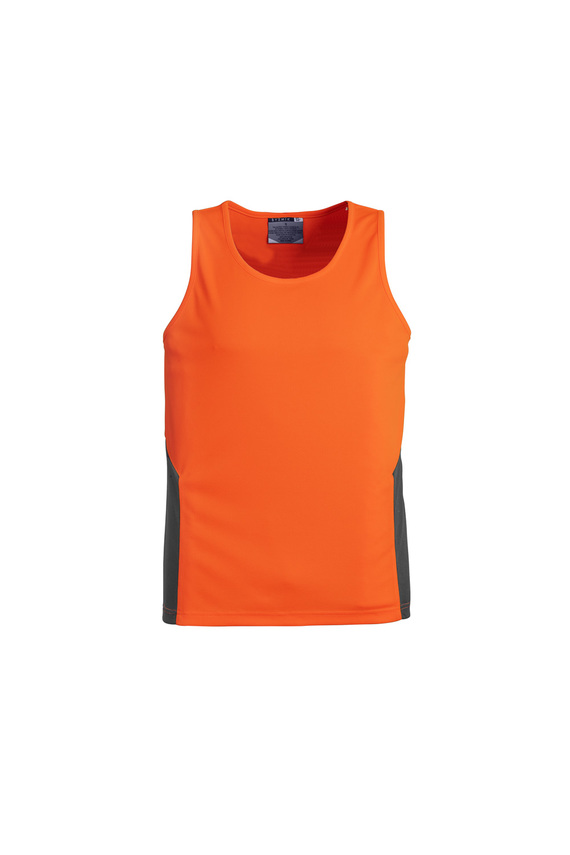 Squad Day Only Hi-Vis Singlet - Men - Orange/Navy