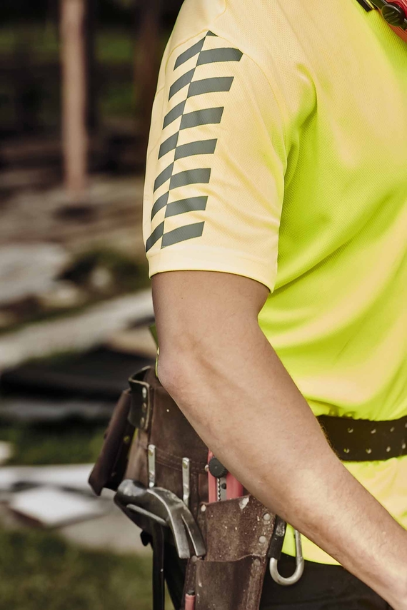 Komodo Short Sleeve Hi Vis Work Polo Shirt - Men