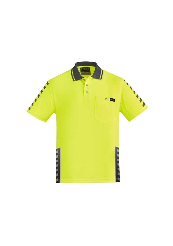 Komodo Short Sleeve Hi Vis Work Polo Shirt - Men - Yellow/Black