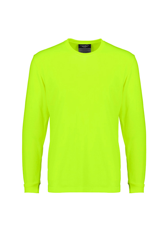 Hi Vis Long Sleeve Tee - Men - Yellow