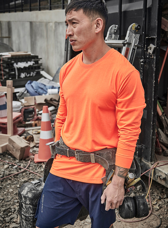 Hi Vis Long Sleeve Tee - Men