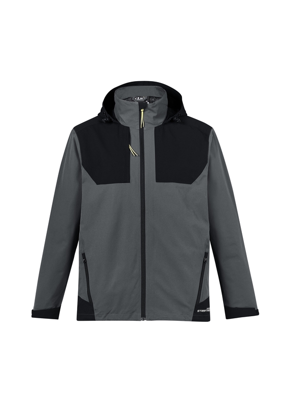 Streetworx Stretch Waterproof Jacket - Unisex - Charcoal/Black
