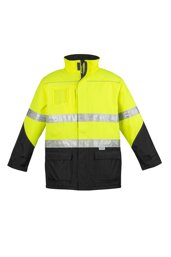 Hi Vis Storm Jacket - Quilt Lined - Men - Yellow/Black