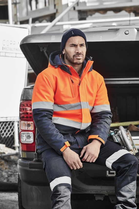 Antarctic Softshell Taped Hi Vis Jacket - Unisex