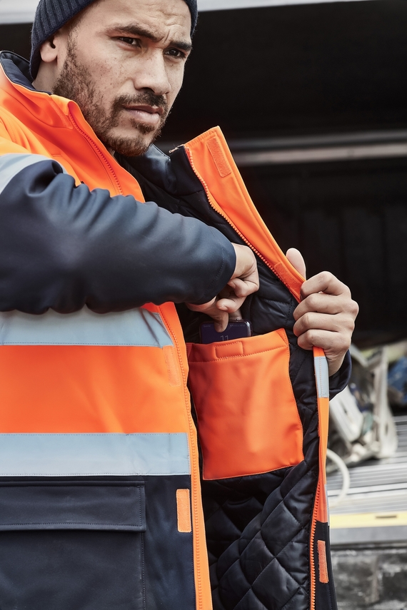 Antarctic Softshell Taped Hi Vis Jacket - Unisex