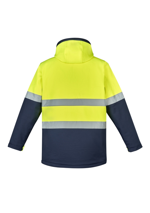 Antarctic Softshell Taped Hi Vis Jacket - Unisex - Back View