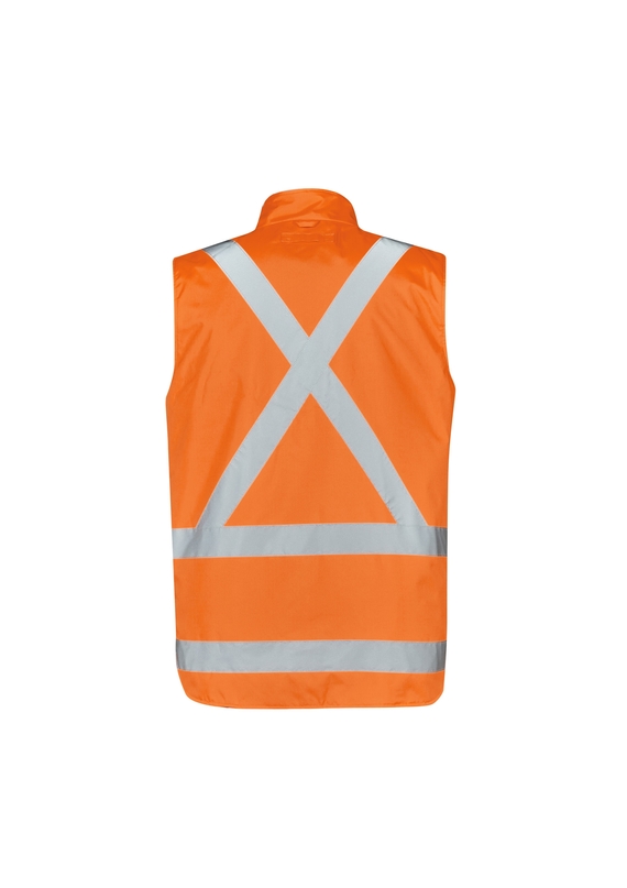 TTMC-W17 Hi Vis X Back 4 In 1 Waterproof Jacket - Men - Vest Back