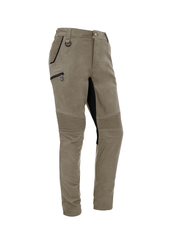 Streetworx Stretch Work Pants - Non Cuffed - Men - Khaki Side View