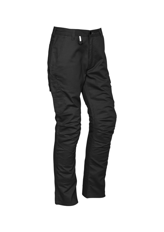 Rugged Cooling 100% Cotton Cargo Pants - Men - Black