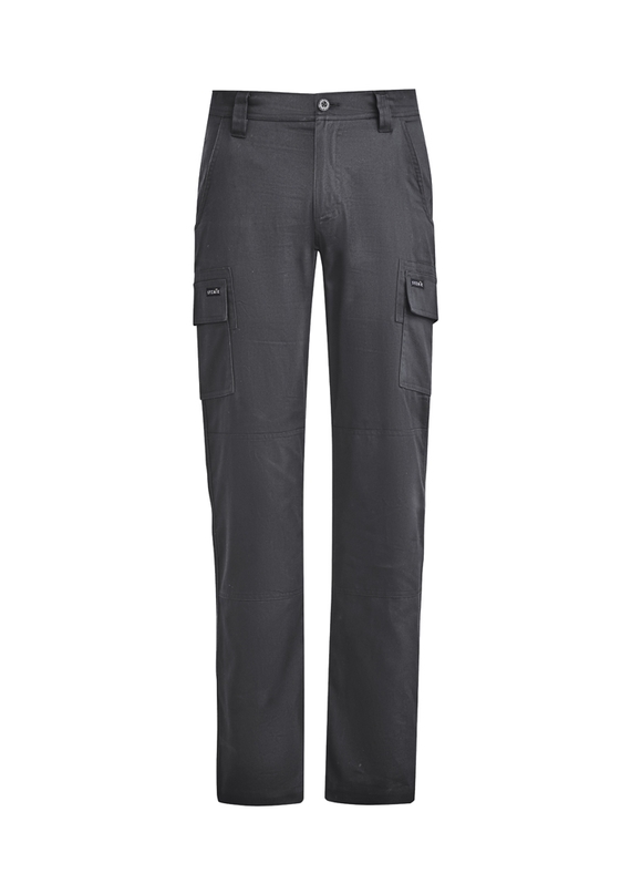 Lightweight Drill Cargo Work Pants - Men - Charcoal