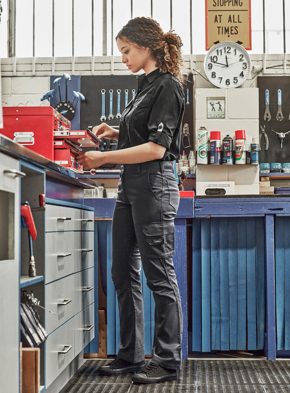 Rugged Cooling 100% Cotton Cargo Pants - Women