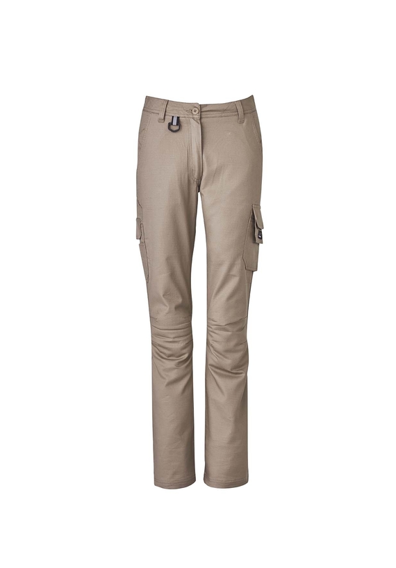 Rugged Cooling 100% Cotton Cargo Pants - Women - Khaki