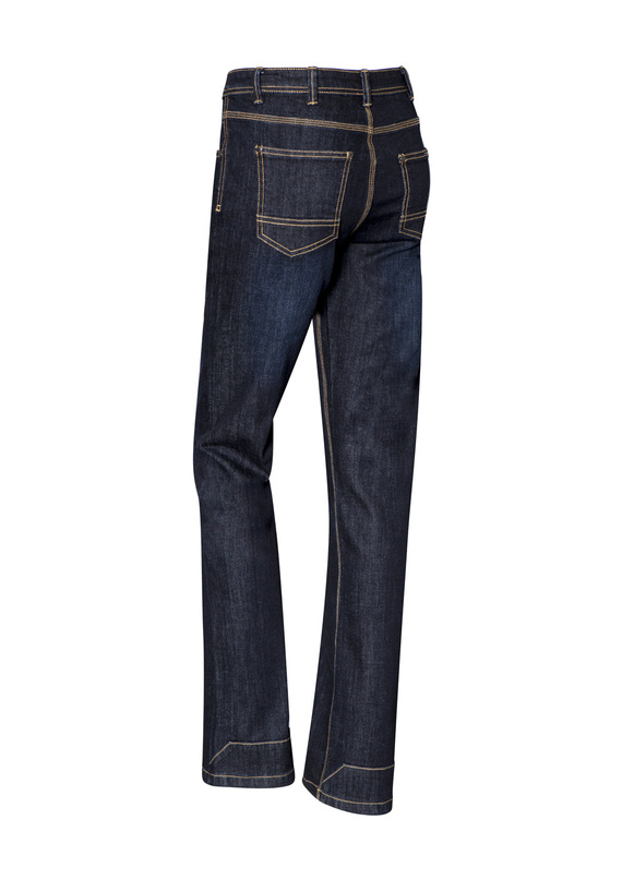 Stretch Denim Work Jeans - Women - Back View