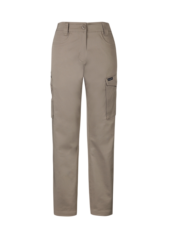 Essential Basic Stretch Cargo Work Pant - Women - Khaki