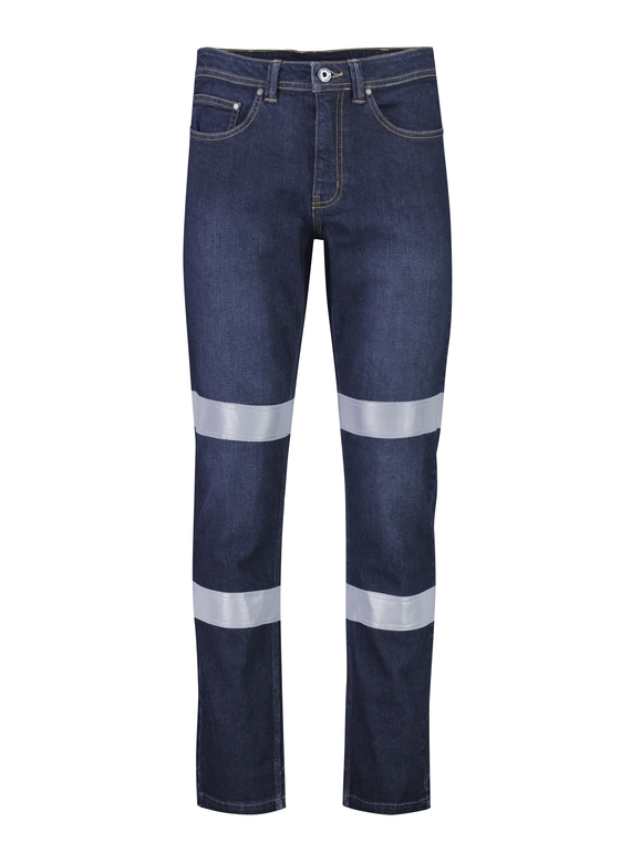 Bio Motion Taped Stretch Work Jeans - Men