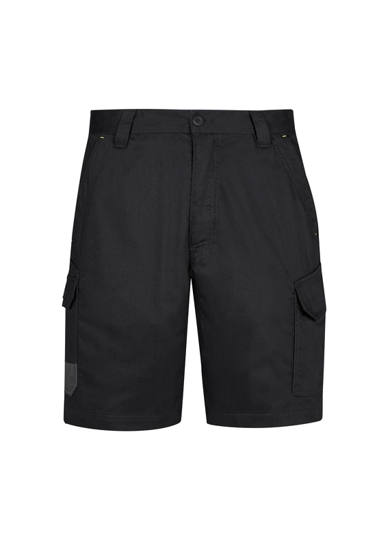 Summer Cargo Work Shorts - Men - Black