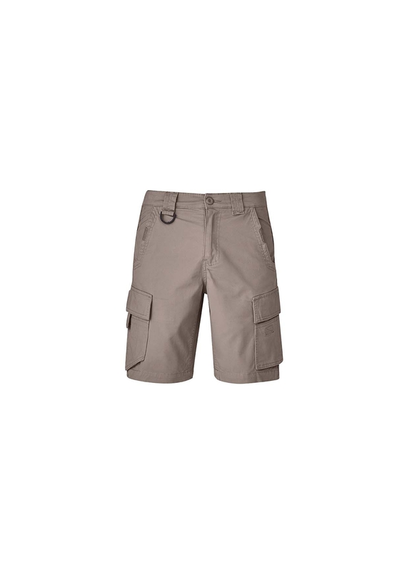 Streetworx Curved Cargo Work Shorts - Men - Khaki