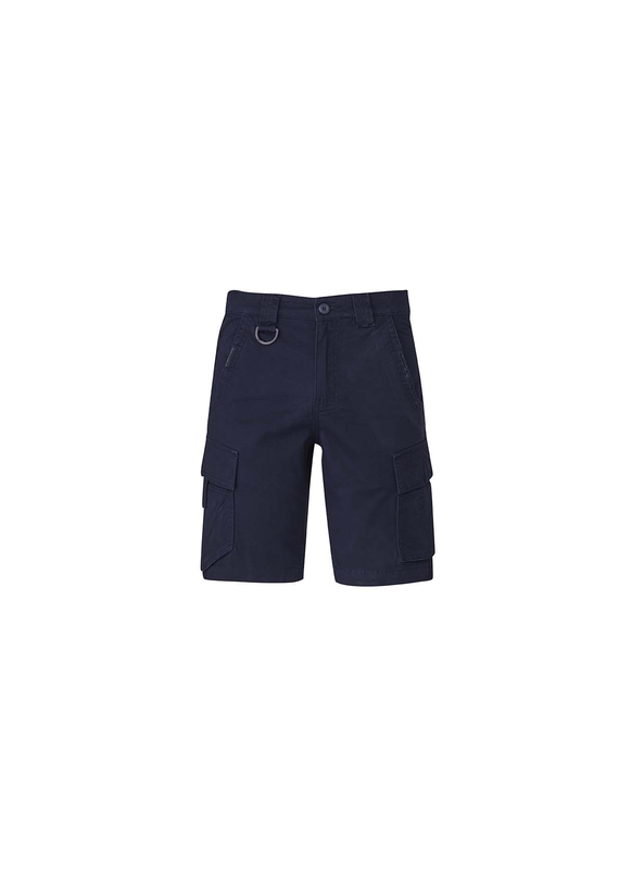 Streetworx Curved Cargo Work Shorts - Men - Navy