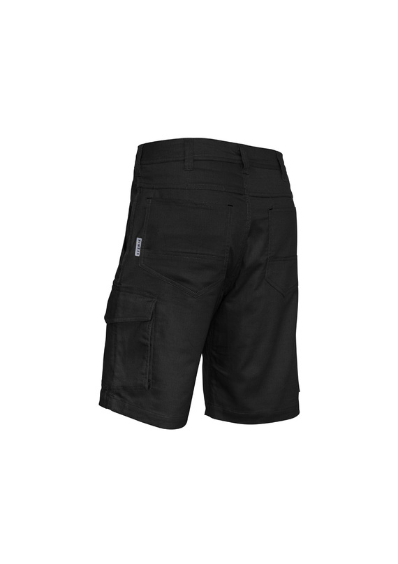 Rugged Cooling Vented Work Shorts - Men - Back View