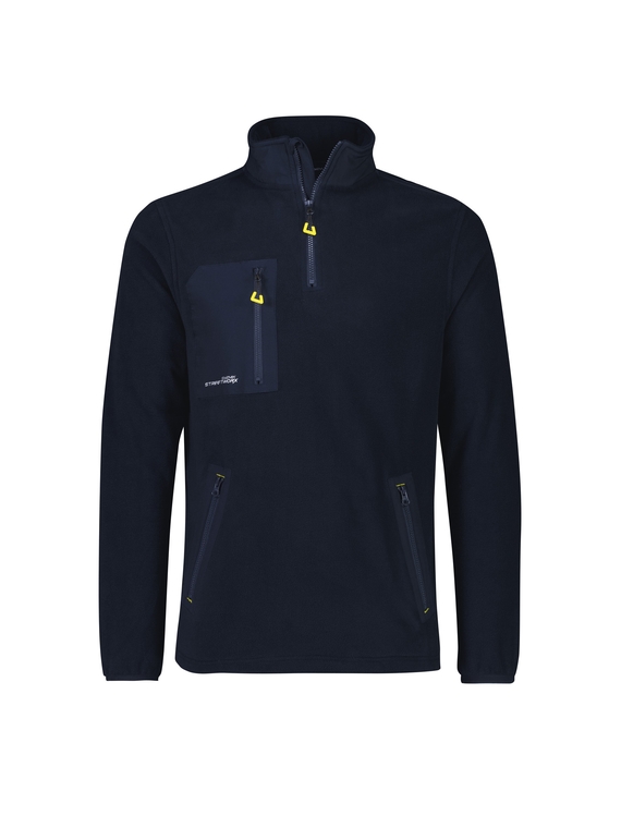 Streetworx Lightweight 1/4 Zip Polar Fleece - Unisex - Navy