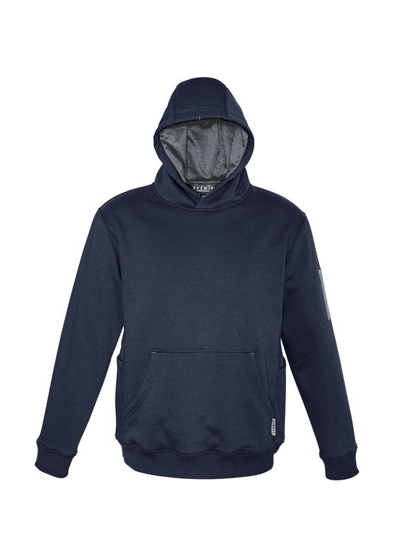 Multi-pocket Hoodie - Unisex - Navy/Charcoal