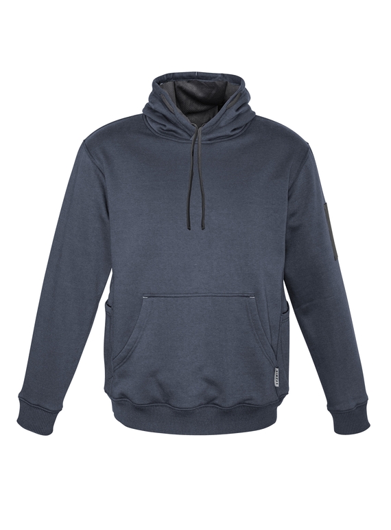 Multi-pocket Hoodie - Unisex - Petrol/Charcoal