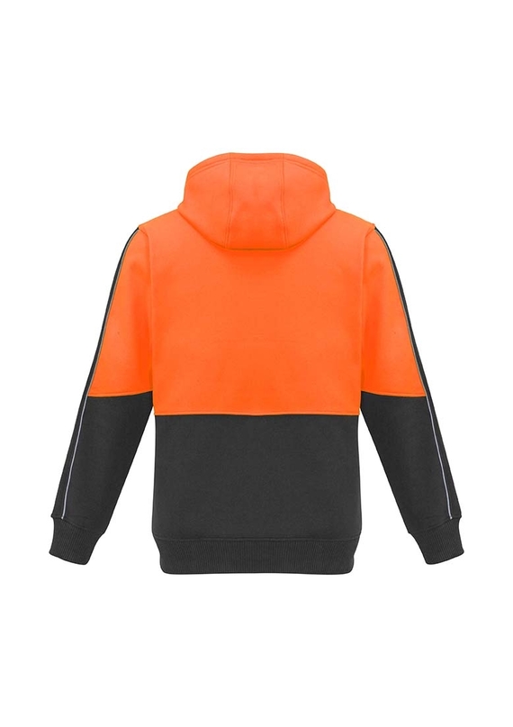 Hi Vis Pullover Hoodie - Unisex - Back View