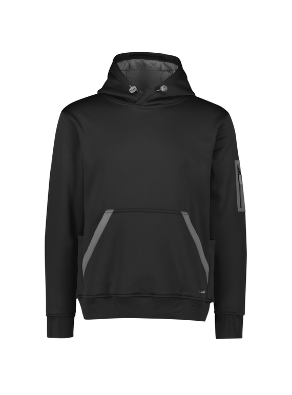 Streetworx Water Resistant Hoodie, plain and hi vis - Unisex - Black