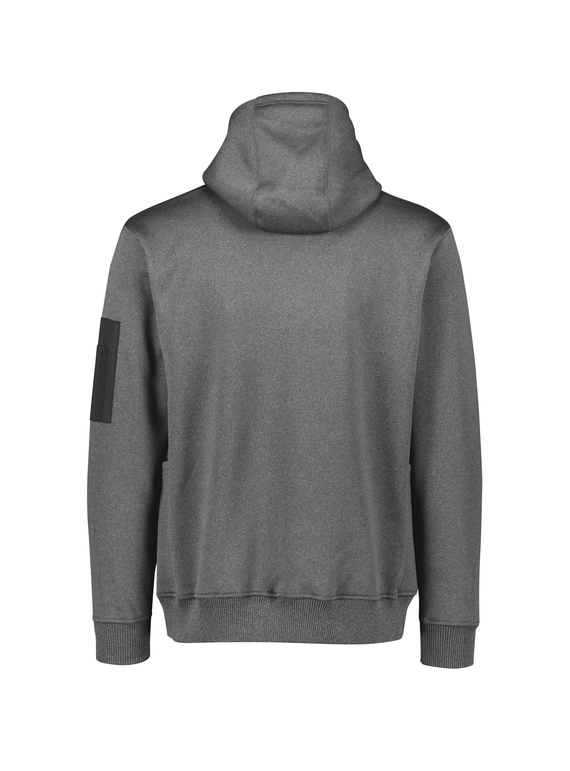 Streetworx Water Resistant Hoodie, plain and hi vis - Unisex - Grey Marle