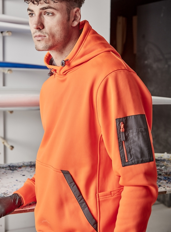 Streetworx Water Resistant Hoodie, plain and hi vis - Unisex