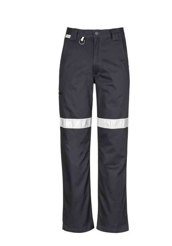 Taped Utility Pant 100% Cotton Twill - Men - Black