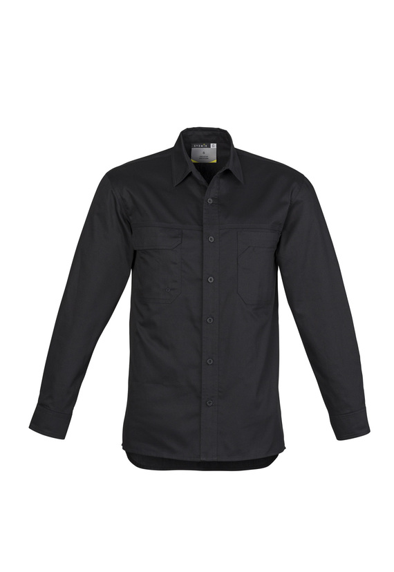Lightweight Tradie Long Sleeve Shirt - Men - Black