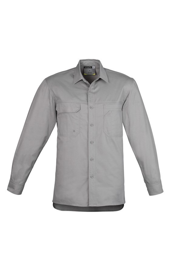 Lightweight Tradie Long Sleeve Shirt - Men - Grey