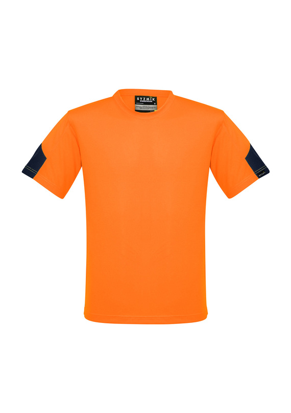 Squad Hi Vis T-Shirt - Men - Orange/Navy