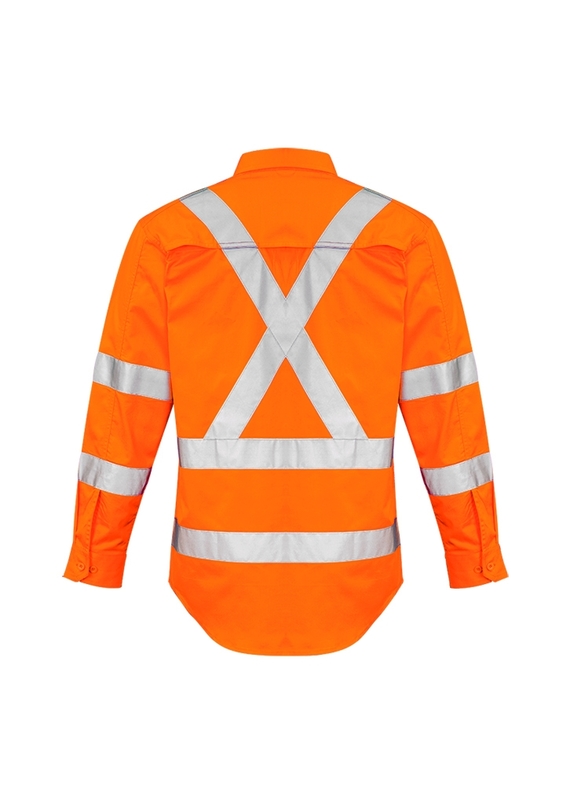 Hi Vis X Back Taped Shirt - Men