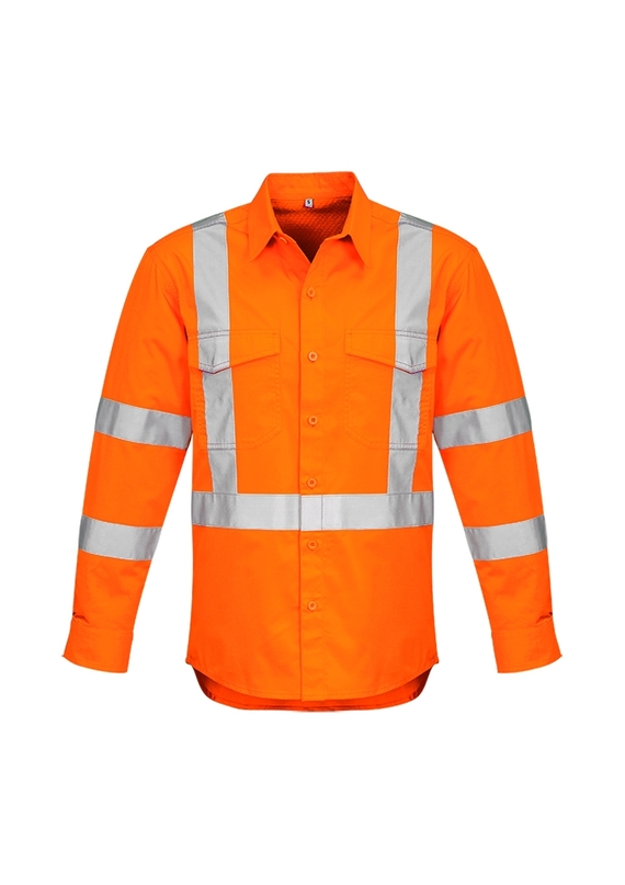 Hi Vis X Back Taped Shirt - Men