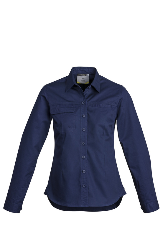 Lightweight Tradie Long Sleeve Shirt - Women - Blue