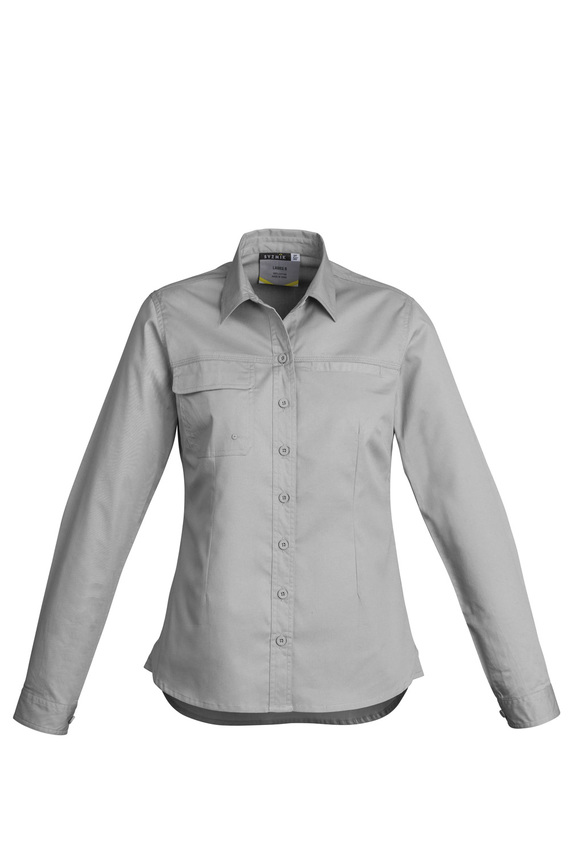 Lightweight Tradie Long Sleeve Shirt - Women - Grey