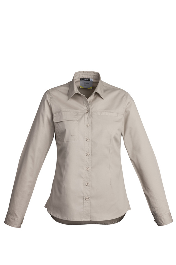 Lightweight Tradie Long Sleeve Shirt - Women - Sand